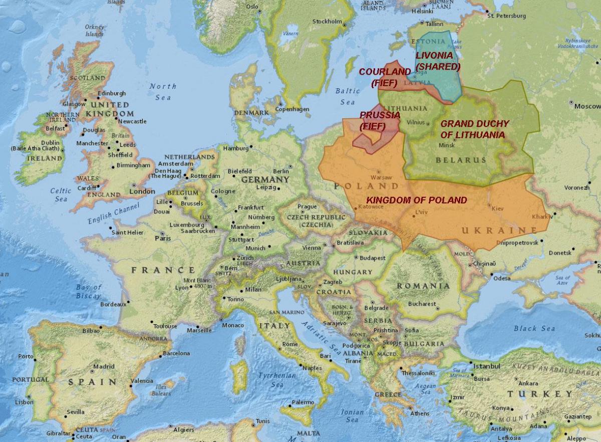 la carte de lhistoire de la lituanie